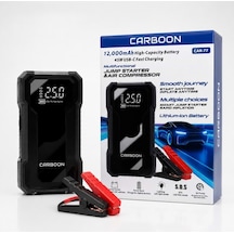Carboon Car-77 Kompresör Akü Takviye Cihazı 12.000mah Hava Pompası