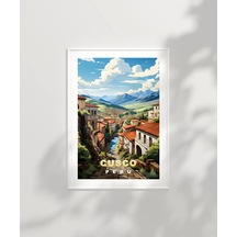 Çerçevesiz Poster And Dağlarının Kalbinde Cusco