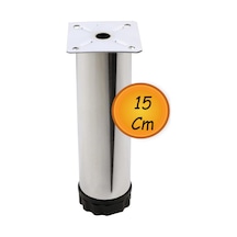 Hobit Ayarlanabilir Metal 15 Cm Krom Mobilya Kanepe Koltuk Baza Yükseltici Destek Ayağı Ayakları. Gr Diğer