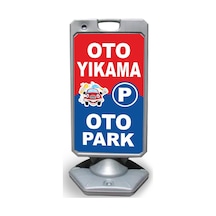 Oto  2'si bir arada  Reklam ve Yönlendirme Uyari Dubasi A Tabela