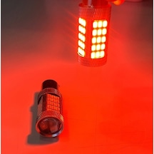 Femex Premium P21W-1157-9W- Çift Duy Şaşı Led Ampul Kırmızı