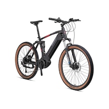 Loop Gravıty 27.5 Elektrikli Dağ Bisikleti 10v 18.5 Mat Siyah-füme-kırmızı Siyah - Kırmızı