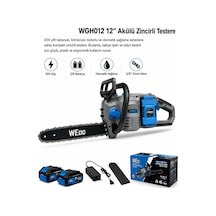Algaride Wgh012 30cm Kılavuz Akülü Zincirli Testere 20v Çift Bataryalı Kömürsüz Motor Otomatik Yağlama
