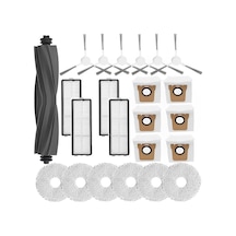 Xurunkeji Dreame L10s Ultra/dreame L10s Ultra Robot Süpürge Yedek Parçaları Ana Yan Fırça Hepa Filtre Paspas Bezi Toz Torbaları