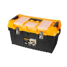Mano 22'' Organizerli Klasik Metal Kilit Profesyonel Takım Çantas