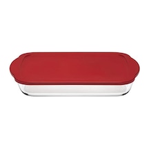 Paşabahçe 59006 Borcam Dikdörtgen Silikon Kapaklı 1950 CC 24 CM Şeffaf