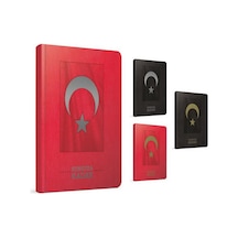 Sonsuza Kadar Iplik Dikişli Sert Kapak Defter 120 Yaprak Çizgili 9x14 Ebat Çok Renkli