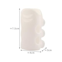 Primepickings Whıte1pcs Yeniden Kullanılabilir Duş Başlığı Tutucu, Dayanıklı Vantuz Duş Braketi, Montaj Ba, Banyo Duva 2 Katlı Gri