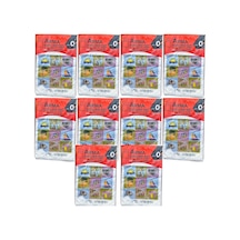 Arma Baskılı Mini Blok Poşet Torba - No : 0 - 20 x 30 CM. - Beyaz - 100 Adetlik 10 Paket