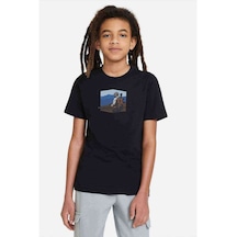 Pubg Sniper Mountain Baskılı Unisex Çocuk Siyah T-Shirt
