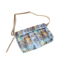 Ez&ber Gemi Desenli Su Geçirmez Portföy & Clucth Mavi