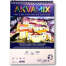 Van Dyck Çizim Blok Akvamıx A5 200 Gr 20 Yp Spiral