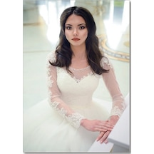Cakasepetim Sade Gelin Ahşap Mdf Tablo