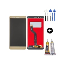 Te Huawei Honor 5x Uyumlu Servis Lcd Ekran Dokunmatik Gold + Montaj Seti