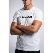 Hummel Meselan 912448-9001 Beyaz Erkek T-shirt Beyaz