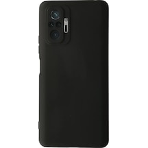 Newface Xiaomi Redmi Note 10 Pro Kılıf Nano İçi Kadife Silikon - Siyah