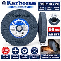 Karbosan 150 X 20 20 A 60 Kum Taşlama Taşı Zımparalama