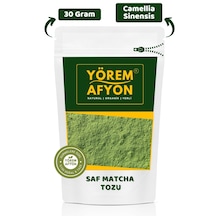 Yörem Afyon Doğal Antioksidann Ve Sükûnet Kaynağı Odakk Ve Dinginliğin Kadim İksiri Saf Matcha Tozu, Macha 30gr