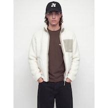 Jack & Jones Erkek Jjesoho Teddy Beyaz Ceket - 12299491