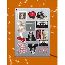Lana Del Rey Seri 2 Sticker Seti Laptop Ajanda Pc Tablet Telefon Defter Etiket Bullet Journal Diğer