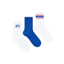 Mavi - 3lü Soket Çorap Seti 1912072-620