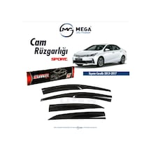 Toyota Corolla Uyumlu 2013-2018 Arası Mugen Tip Cam Rüzgarlık Sunplex