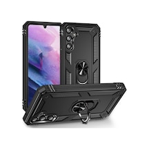 Teknomoda Samsung Uyumlu Galaxy A34 Kılıf Yüzüklü Standli Tank Kapak
