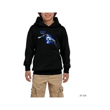Zepplin Giyim League Of Legends Zed Blue Siyah Çocuk Kapşonlu Sweatshirt