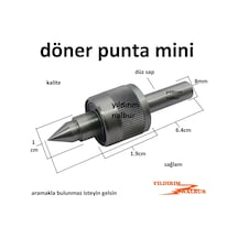 Döner Punta Düz Mors Mini Mors Hobi İşleri 6.4cm Küçük Boy