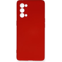 Reno 5 Pro Kılıf Nano İçi Kadife Silikon - Kırmızı Bzsxx00 1