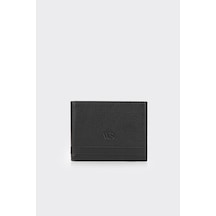 White Stone Siyah Premium Yatay Deri Erkek Cüzdan SİYAH