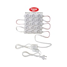 Akvaryum Modül Led Aydınlatma Günışığı Sarı Işık Anahtarlı 5'Li 432002215