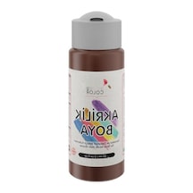 Kahverengi Akrilik Boya, 60 Ml 0,15 L