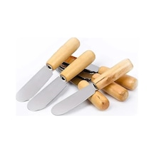 Terayağ Bal Çikolata Bıçağı, 6 Lı Ahşap Saplı Kahvaltı Spatulası