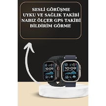 Akıllı Saat Sesli Görüşme Titreşimli Gps Bağlantısı Müzik Dinleme Sosyal Medya Bildirimleri