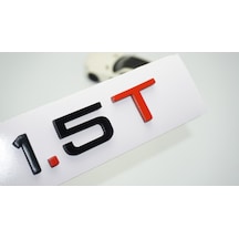 Dk Tuning 1.5 T Bagaj Siyah Kırmızı 3m Yazı Logo Audi İle Uyumlu