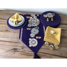 Ramazan Sofra Sunum Seti 12 Çok Renkli