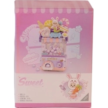 Lz1679 Sevimli Gashapon Makineleri Mor Block Oyuncak 428 Prç