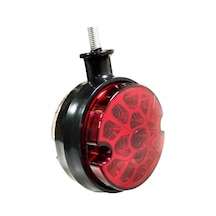 Ahmet Otomotiv 2 Adet 38 Ledli Ayna Altı Küpe Led Lamba Kırmızı-beyaz 12v-24v