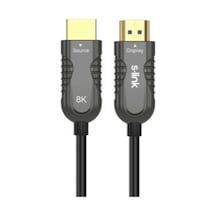 S-link Sl-hm8k020 Hdmı To Hdmı 20m V2.1 8k60 Hz 4k 120hz Fiber Kablo Kdo