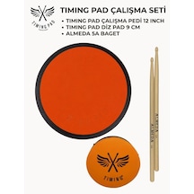 Timing Pad Çalışma Seti Çalışma Pedi 12 Inch + Diz Pedi 9 Cm + Baget