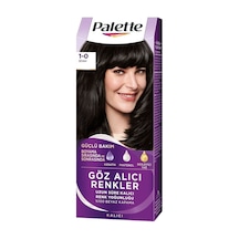 Palette Göz Alıcı Renkler Saç Boyası 1.0 Siyah 50 Ml 6'li Avantaj Paketi Mıchu