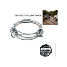 Bezos Oto Çekme Halatı Çelik 3.5 Ton 2.7 M Bzstk