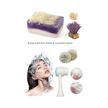 3lü Yaşlanma Karşıtı Bakım Peeling Keçi Sütlü&sabun Lanta Leke,kararma Ruşur Taşı Yüz Fırçası