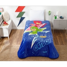 Taç Lisanslı Battaniye Pj Masks Heroes Tek Kişilik