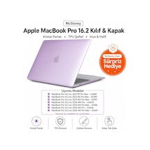Macbook Pro 16.2 İnç Kılıf A2485 A2780 A2991 A3403 A3186 A3428 A3429 Uyumlu Kristal Parlak Şeffaf Sert Kapak İnce Hafif Koruyucu Crystal Clear Hard Case Belirtilmemiş