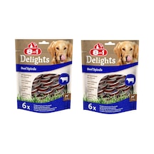 8in1 Delights Beef Spirals Biftekli Burgu Ödül 6 Lı X 2 Adet