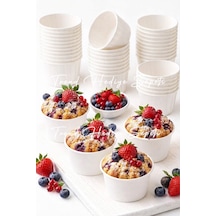 50'li Beyaz Muffin Cupcake Kalıbı Kek Kapsülü Kek Kalıbı , Muffin Kek Kalıbı , Airfryer Uyumlu