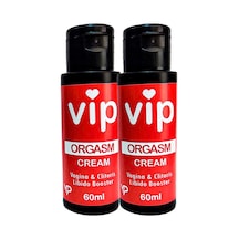 Vip Vajinaclitoris Libidocream 2 Adet Kadınlar Için Vajinaveklitoris Zevkarttırıcı Krem 60 Ml