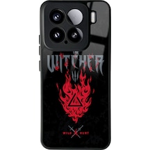 Xiaomi Mi 15 Witcher 3 Fire Tasarımlı Glossy Telefon Kılıfı Çok Renkli